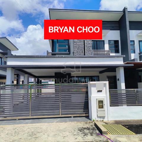 DOUBLE STOREY SEMI D HOUSE FOR SALE At ARANG ROAD KUCHING SARAWAK 1