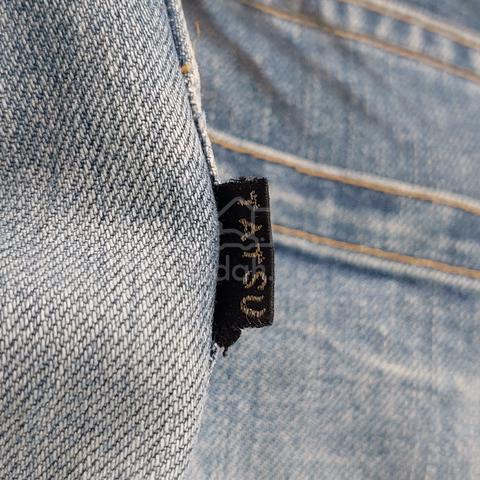 NaMiNoRi TaTsuJin Koi Fish Paint Denim Jeans  - photo 5 of 6