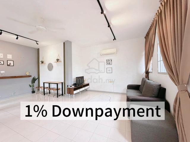 1.5 Storey Townhouse Bukit Minyak Desa Titi Panjang Freehold Aeon Big 1