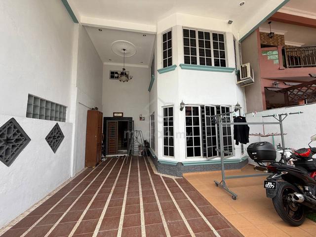 [Cashback 135K] Teres dua tingkat Taman Tun Raha Bukit Katil 1