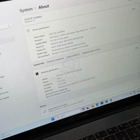 Huawei MateBook 13|AMD Ryzen 5|16GB RAM|512GB|2K - photo 3 of 6