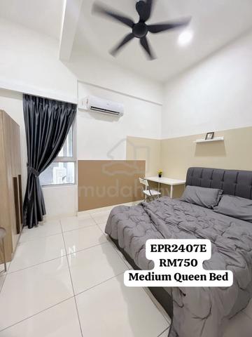 Room @Epic Residnce /15min  to CIQ/Fully Furnished/FREE WIFI & UTILITY 1