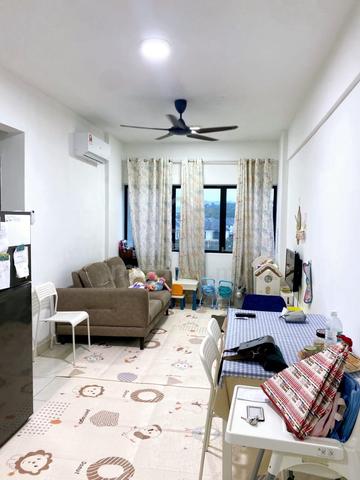 【BIG KITCHEN CABINET】SURIA RAFFLESIA Apartment Low Density RENOVATED With AIRCOND 1