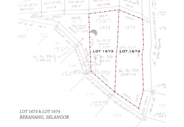 Lot 1673 & 1674 Beranang, Hulu Langat, Selangor For Sale 1