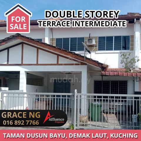Double Storey  Terrace House @ Taman Dusun Bayu, Demak Laut, Kuching. 1