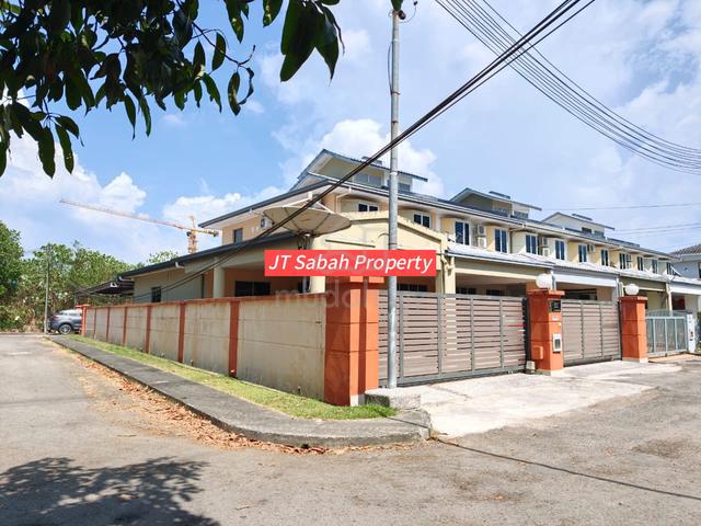 Corner Double Storey House Kobusak Penampang For Sale 1