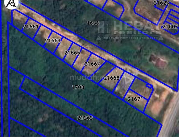 LOT BANGLO di Tebing Tinggi , Freehold Rizab Melayu , ada akses jalan 1