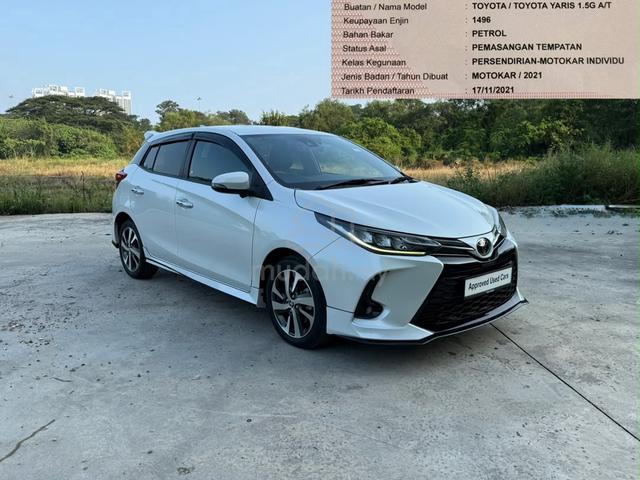 2021 Toyota Yaris 1.5G At (New Facelift)- Premium - 1