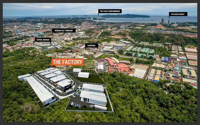 For SALE | The Factory | Showroom + Office + Factory | Inanam | KK 1