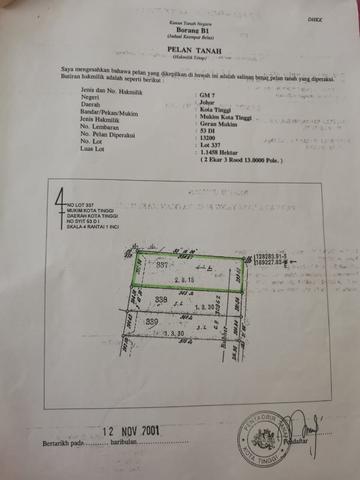 Tanah Kebun 2.8 Ekar Lukut Kota Tinggi 3