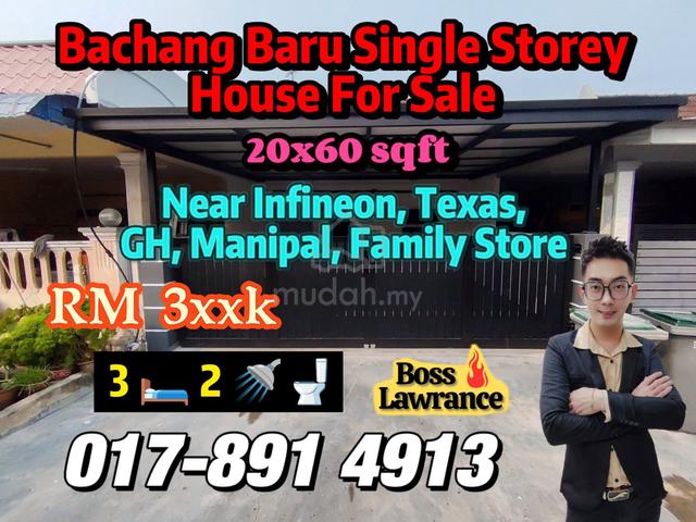 Fully New Reno Bachang Baru Single Storey House Texas Infineon GH 1