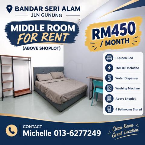 Seri Alam @Jln Gunung Few Rooms For Rent (No Agent Fee) 1