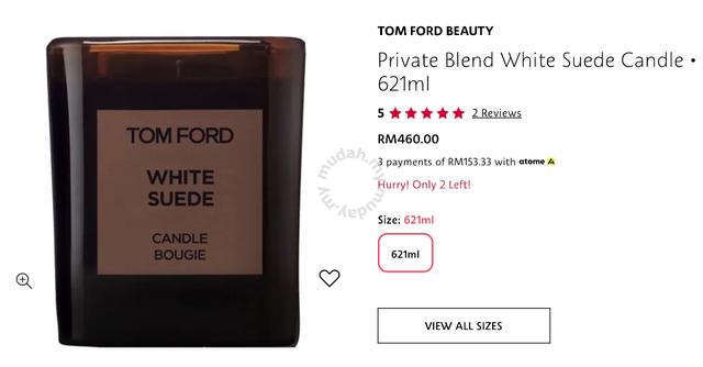 Tom Ford White Suede Aromatic Candle - Bed & Bath for sale in Petaling  Jaya, Selangor