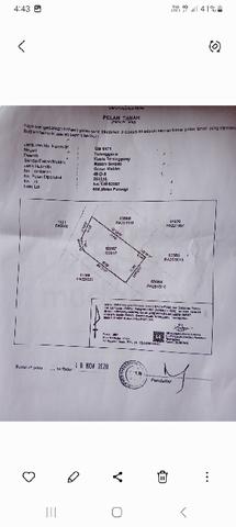 tanah lot luas 668m2 untuk dijual RM140