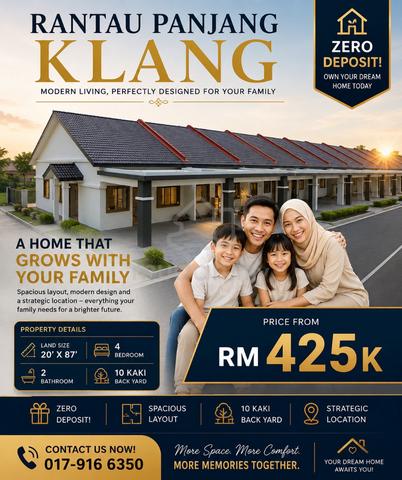 Rantau Panjang Klang Teres Setingkat 1