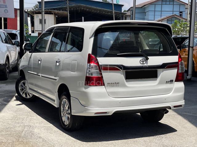 2016 Toyota INNOVA 2.0 G FL - TOYOTA FSR / 1Y WRTY - 2