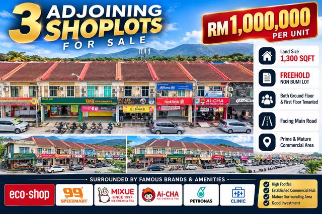 MENGKUANG INDAH DOUBLE STOREY SHOPLOT FOR SALE READY TENANTED Nr BKE 1
