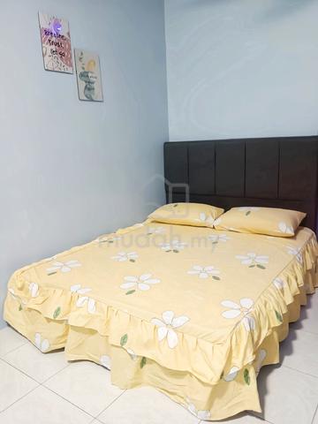 Bilik Sewa Furnished, Non-share, AC, Private Bathroom di Bintang Maya 1