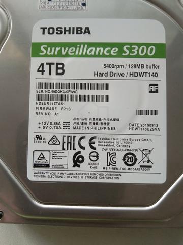 4TB Toshiba S300 Hard Disk - photo 3 of 5
