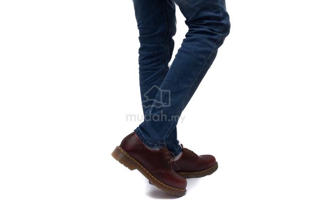 Dr Martens 1461 3eye Redwine Original - Shoes For Sale In Kuala Lipis 