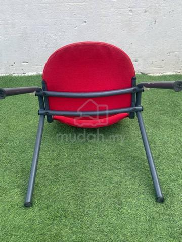 YF16F Kerusi Tamu Metal Frame Visitor Chair Fabric - photo 5 of 6