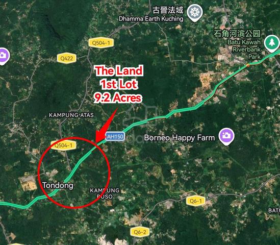 9.2 Acres Land (1st Lot) @ Tondong, Batu Kawa Kuching 1