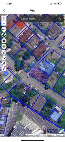 CORNER LOT LAND/ Taman Sri Molek Perdana/ MAIN ROAD/ HOT AREA 1