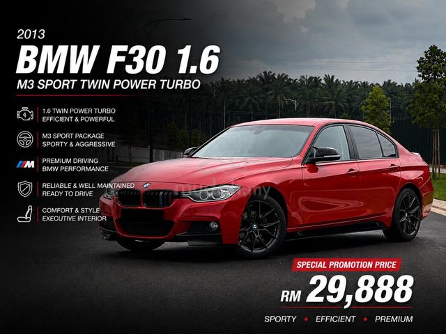 -2013 Bmw 316i 1.6 SPORTY LOOK TURBO (A) FULL LOAN - 1