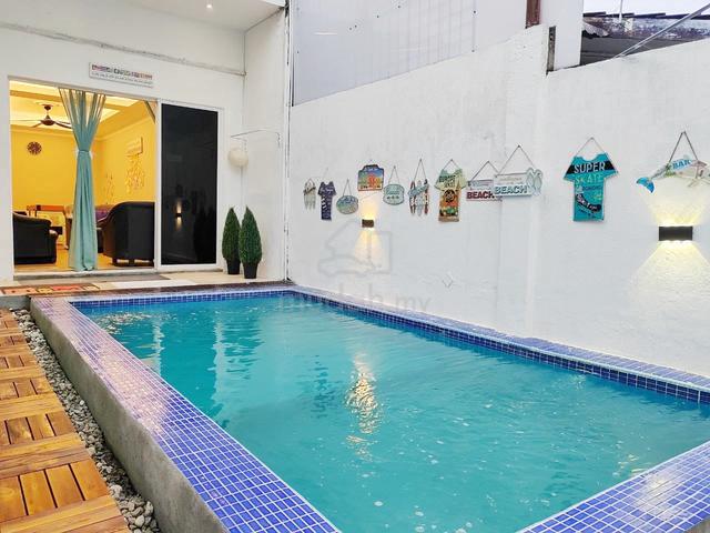 FULLY FURNISHED 💥 Homestay siap dgn swimming pool, di Senawang 1