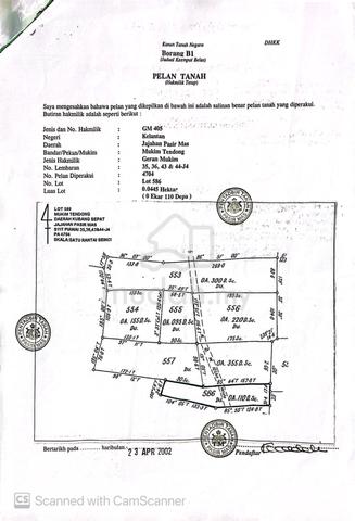 Lot 586 Tanah Utk Dijual Di Kg Tendong Pasir Mas 1