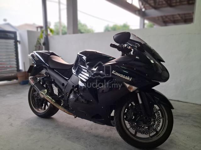 ZX-14R サイドカウル 左 黒 55028-0510 カワサキ 純正 バイク 部品 ZX
