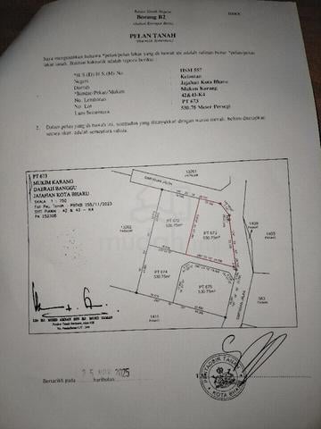 2 Lot Tanah Kubang Kerian | Sebelah Masjid | Jalan Tar | Geran Ready 1