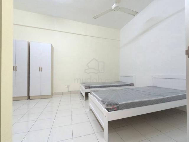 BILIK Jalan Kaki ke MRT|perempuan|Vista Mutiara Kepong|Inc Air+Api+iwk 1