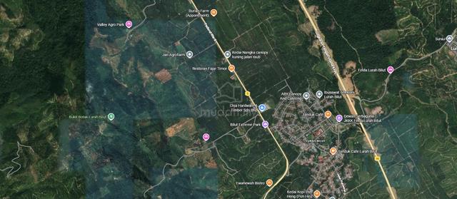 Pahang Raub Sang Lee 27.8 Acre Agricultural Oil Palm Land 2km to Town 1