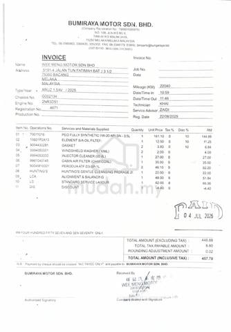 2025 Perodua ARUZ 1.5 AV 20K MILLEAGE D38L MPV SUV - 5