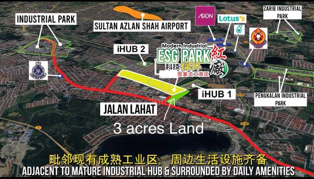 3 acres Industrial land at Menglembu Ipoh 4