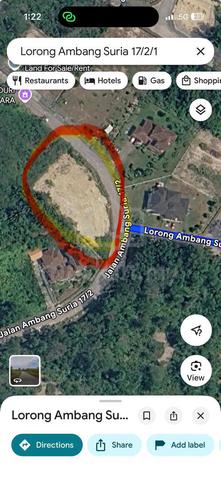CORNER LOT GERAN INDIVIDU Tanah Lot Bangunan Ambang Suria Puncak Alam 1