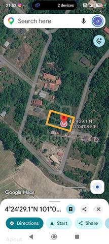 Tanah Lot Untuk Dijual di Kota Bharu, Gopeng, Perak 1