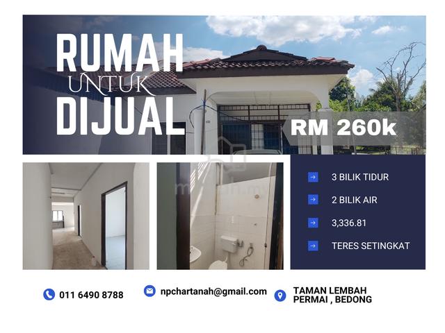 Rumah Murah Bawah Harga Pasaran - Taman Lembah Permai Bedong, Kedah 1