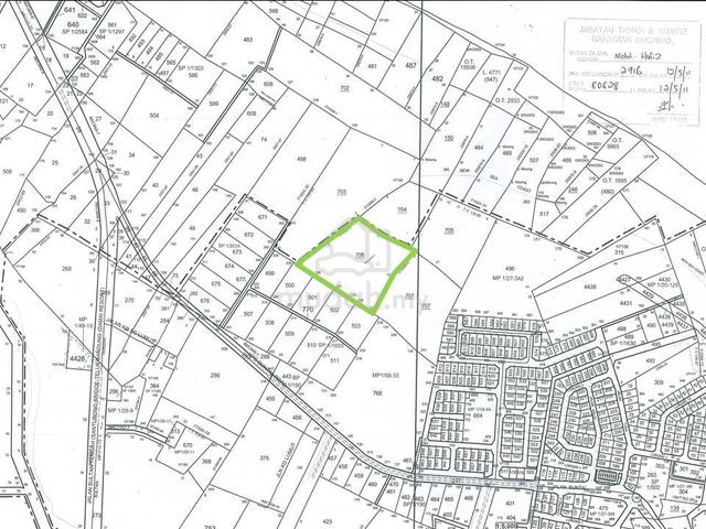 9.6 Acres Empty Land Near Kampung Sungai Lumut Kampung Buntal for Sale 1
