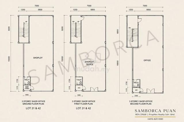 BMV 3-Storey Shop Office | Suria Inanam 1