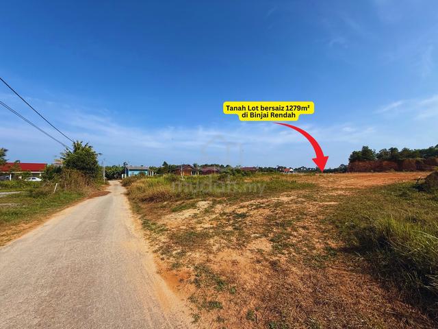 Tanah Lot bersaiz 1279m² di Kg. Binjai Rendah, Terengganu 1