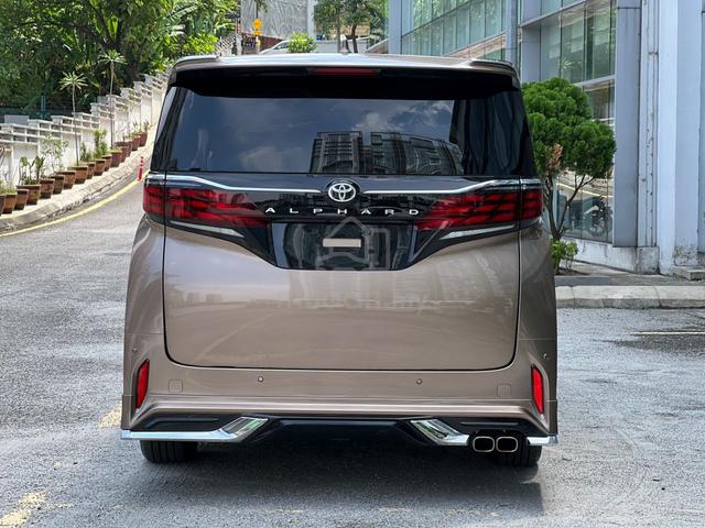 2025 Toyota ALPHARD 2.5 Z GOLD BODYKIT & SIDE STEP - 4