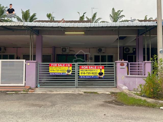 1-storey Terraced House for Sale, 3 Bedroom, 1300 sq.ft, Teluk Intan ...