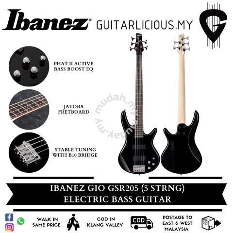 IBANEZ GIO GSR205 (5 String) Bass Guitar GSR205-BK - Music