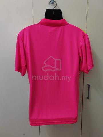 ITEM BARU_Baju T-Shirt ARORA size L Pink_Green - photo 4 of 4