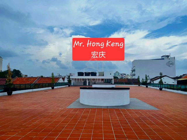 New Building ROOFTOP Space for RENT at LOVE LANE, Georgetown, Penang 1