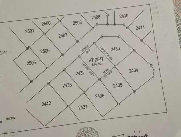 TANAH LOT 614m² UNTUK DIJUAL | MAK LAGAM KEMAMAN 1