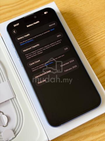 (297TT) iPhone 16 Plus 512gb Ultramarine|Spaylater - photo 4 of 6