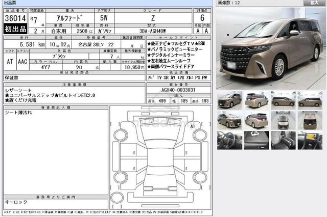 2025 Toyota ALPHARD 2.5 Z C-Golden JBL Grd 6A Unrg - 3